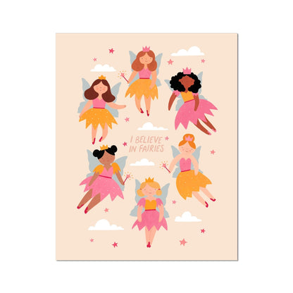 Kid of the Village I Believe In Fairies Fine Art Print