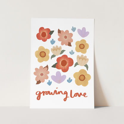Kid of the Village Growing Love Fine Art Print