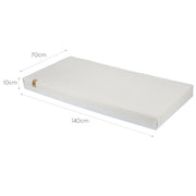 CuddleCo Signature Hypoallergenic Bamboo Pocket Sprung Cot Bed Mattress 140 x 70cm