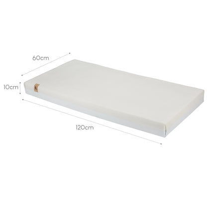 CuddleCo Signature Hypoallergenic Bamboo Pocket Sprung Cot Mattress 120 x 60cm