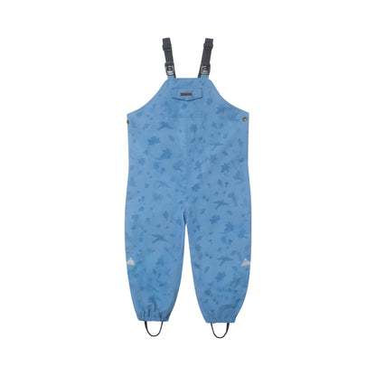 Toastie Fully Waterproof Dungarees - Rain Blue Magic Print