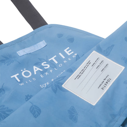 Toastie Fully Waterproof Dungarees - Rain Blue Magic Print