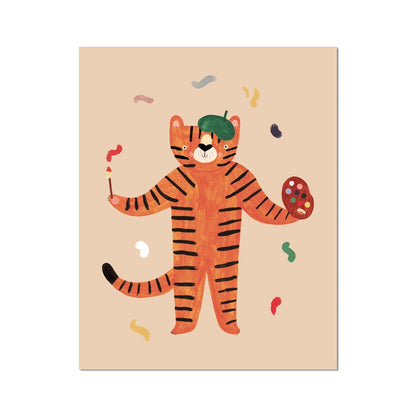 Kid of the Village Creative Cat Fine Art Print