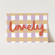 Kid of the Village Lovely Fine Art Print