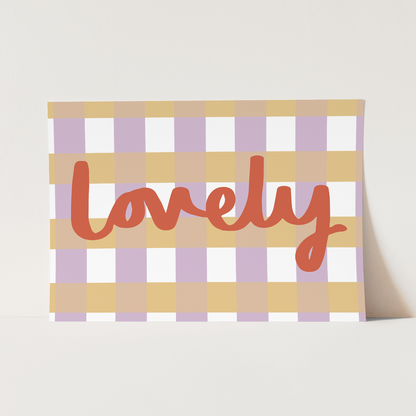 Kid of the Village Lovely Fine Art Print