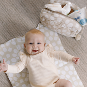 Ralphie Bear Quilted Washbag - Scallop