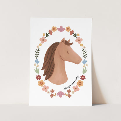Kid of the Village Strength And Beauty Fine Art Print