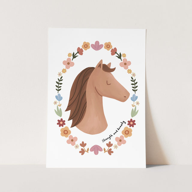 Kid of the Village Strength And Beauty Fine Art Print