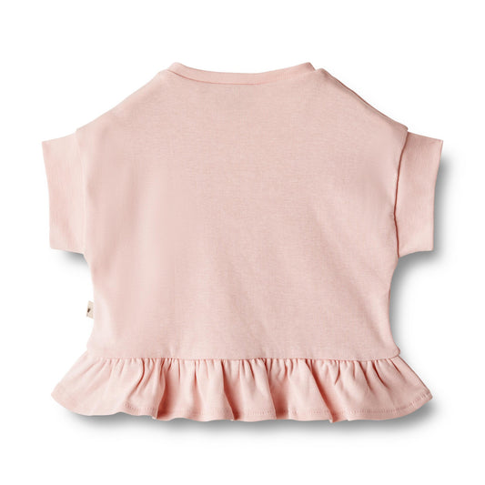 Wheat Baby Lulu Short Sleeve T-Shirt - Rose Ballet