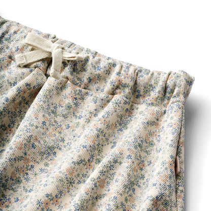 Wheat Rosie Jersey Skirt - Sandshell mini flowers