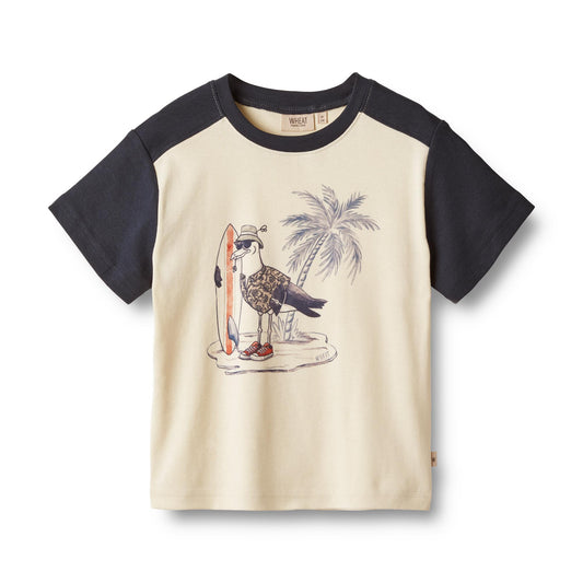 Wheat Laurits Short Sleeve T-Shirt - Shell