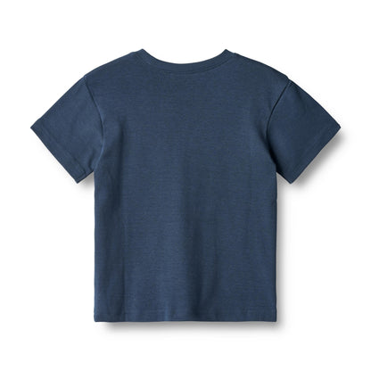 Wheat Kristian Short Sleeve T-Shirt - Blue waves