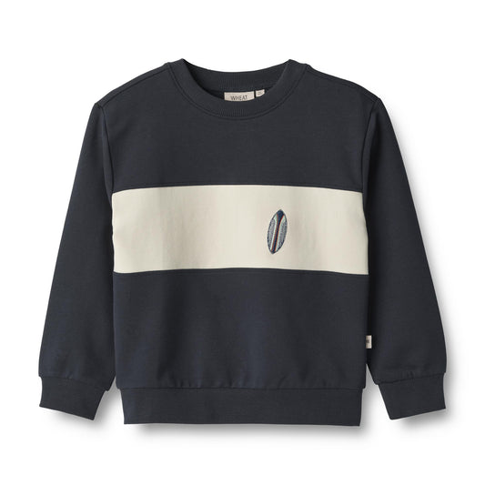 Wheat Wilhelm Sweatshirt - Navy