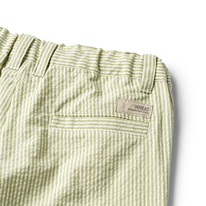 Wheat Elvig Shorts - Green Stripe