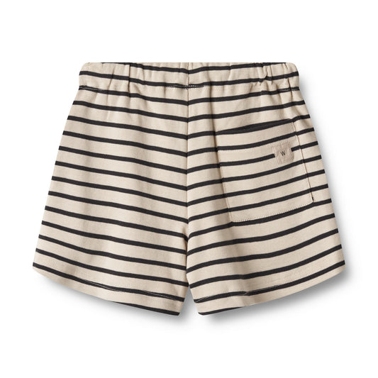 Wheat Kalle Jersey Shorts - Navy stripe