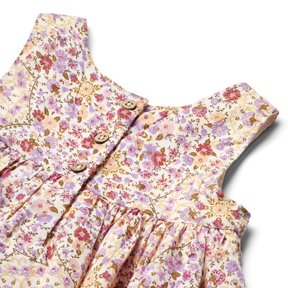 Wheat Sienna Wrinkles Pinafore - Carousels and flowers