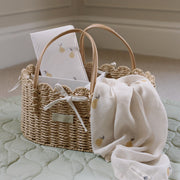 Ralphie Bear Scallop Edge Nappy Caddy Basket