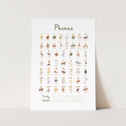 Kid of the Village Phonics Fine Art Print - Green
