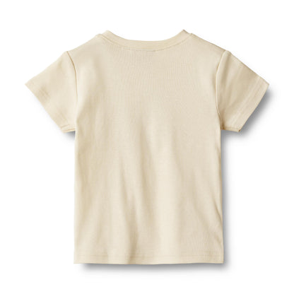 Wheat Short Sleeved T-Shirt Tobias - Shell