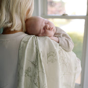 Ralphie Bear Large Muslin Swaddle - Woodland