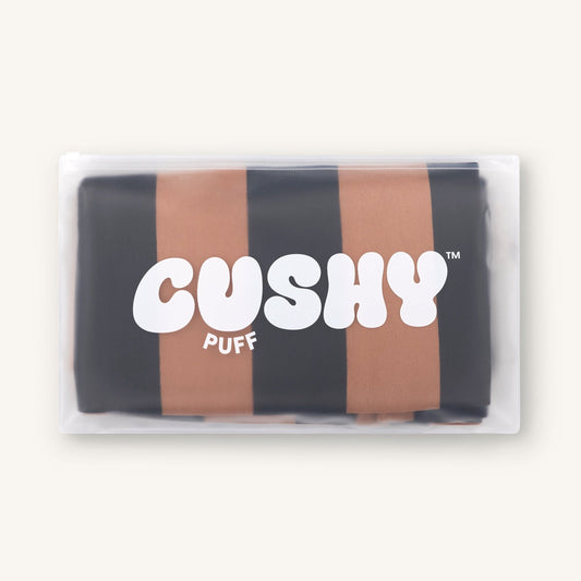 Cushy Puff Pillow Case - Hot Chocolate
