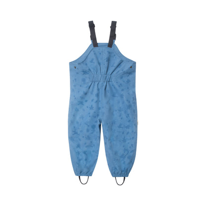 Toastie Fully Waterproof Dungarees - Rain Blue Magic Print