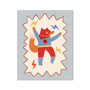 Kid of the Village Flash Tail Superhero Fine Art Print