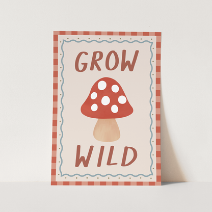 Kid Of The Village Grow Wild Fine Art Print