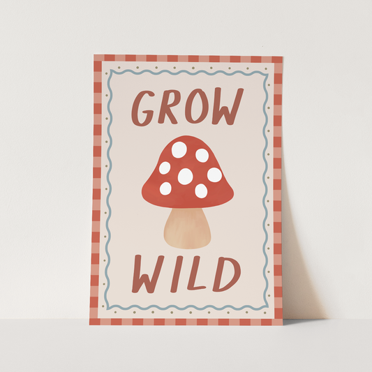 Kid Of The Village Grow Wild Fine Art Print