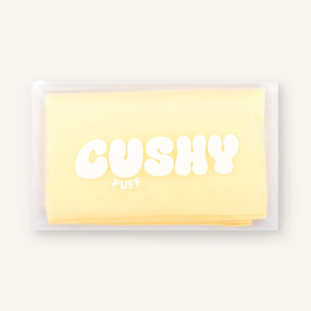Cushy Puff Pillow Case - Mellow Yellow