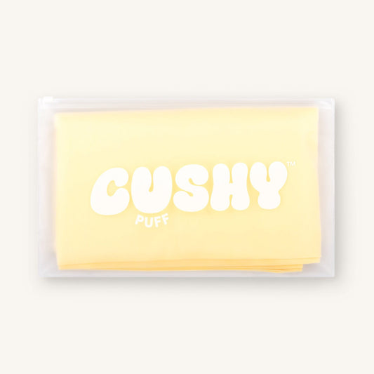 Cushy Puff Pillow Case - Mellow Yellow