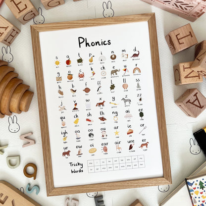 Kid of the Village Phonics Fine Art Print - Black