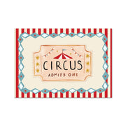 Kid of the Village Circus Ticket Fine Art Print