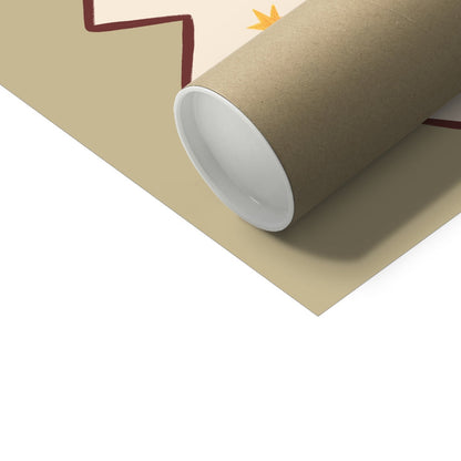 Kid of the Village Night Paw Superhero Fine Art Print