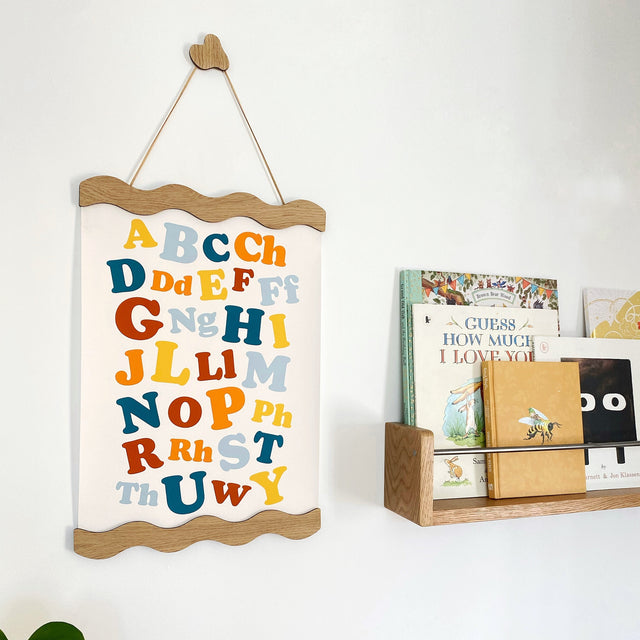 Autumns Corner Wavy Magnetic Picture Frame - Oak