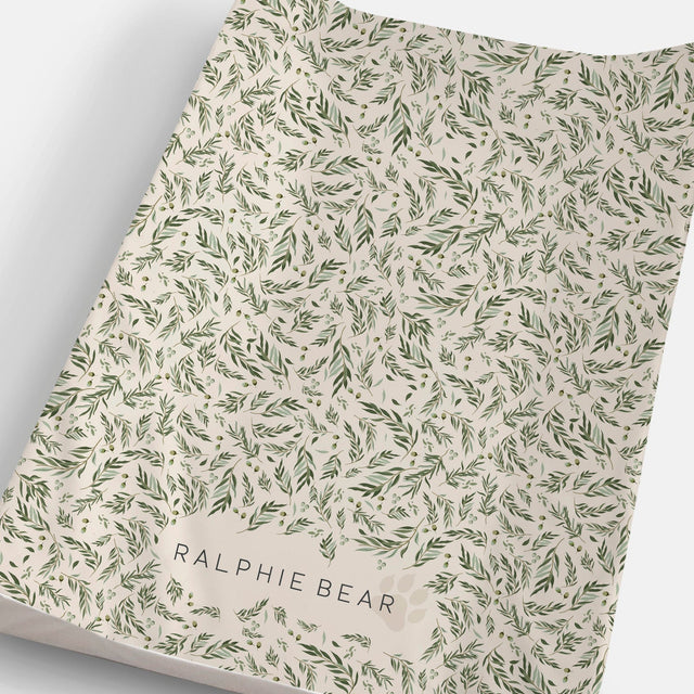 Ralphie Bear Anti Roll Wedge Changing Mat - Willow