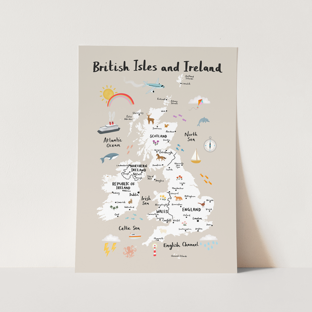 Kid of the Village British Isles and Ireland Fine Art Print - Stone