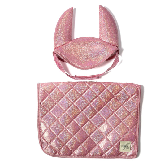 ByAstrup Saddle Pad and Bonnet in Pink