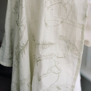 Ralphie Bear Large Muslin Swaddle - Woodland