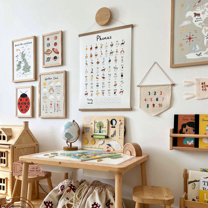 Kid Of The Village Phonics Fine Art Print