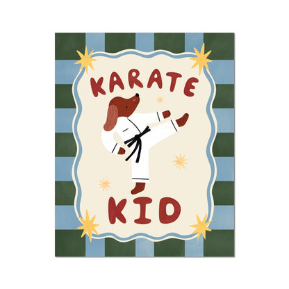 Kid of the Village Karate Kid Fine Art Print