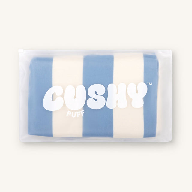 Cushy Puff Pillow Case - Sky Blue