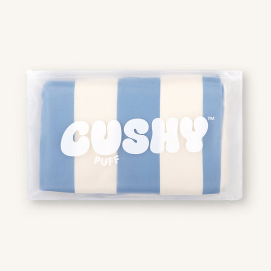 Cushy Puff Pillow Case - Sky Blue