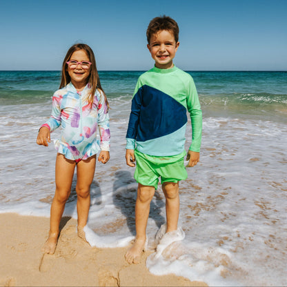 Toastie UV Protector Swim Top - Lime Zest
