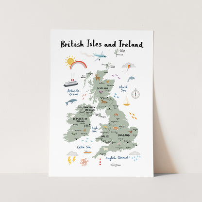 Kid of the Village British Isles and Ireland Fine Art Print - White