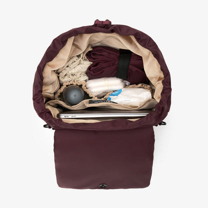 Tiba + Marl Alto Changing Backpack Burgundy