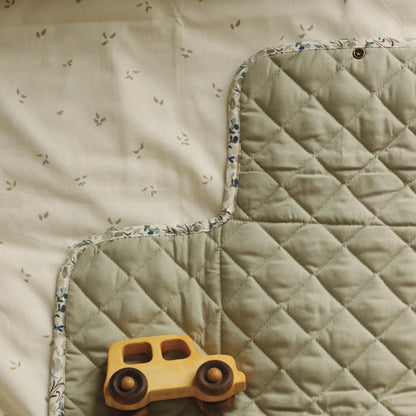 Avery Row Cotton Travel Baby Changing Mat - Riverbank