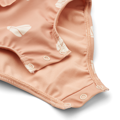 Liewood Amina Baby Printed Swimsuit - Shell / Pale Tuscany
