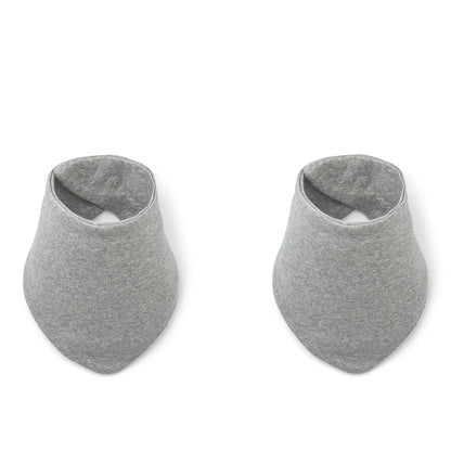 Liewood Anette Bib -Grey Melange (Pack-2)