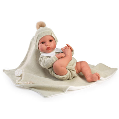 Antonio Juan Doll Erik with Blanket - 42cm
